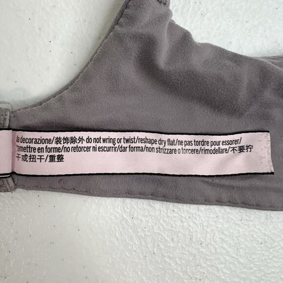 Victoria’s Secret Size 34B Bra Lined Demi T-Shirt Coverage Underwire Push Up - Picture 15 of 16